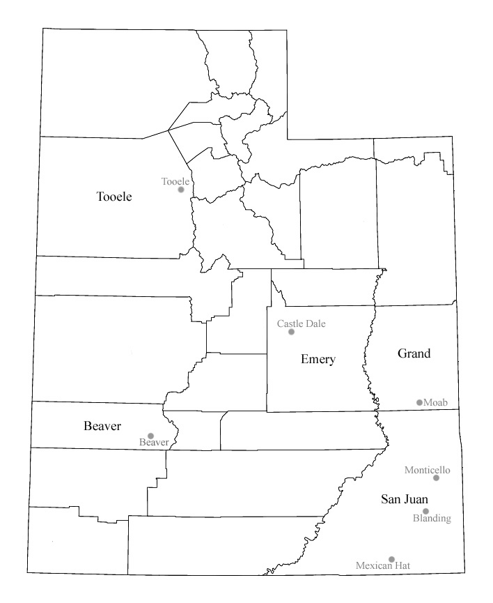 Utah map